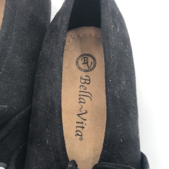 NEW! Bella Vita Billie II Loafer - Black Suede - 9W - Picture 10 of 11